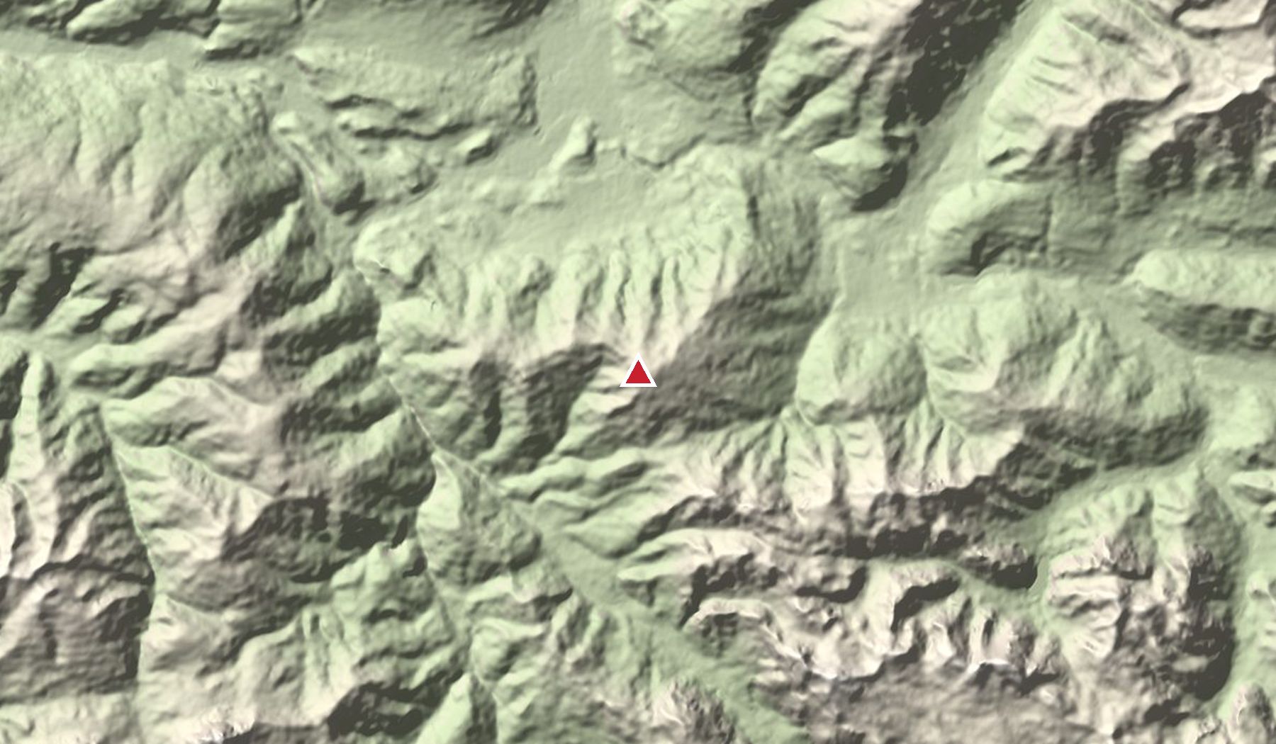 Relief map showing the location of Kronplatz