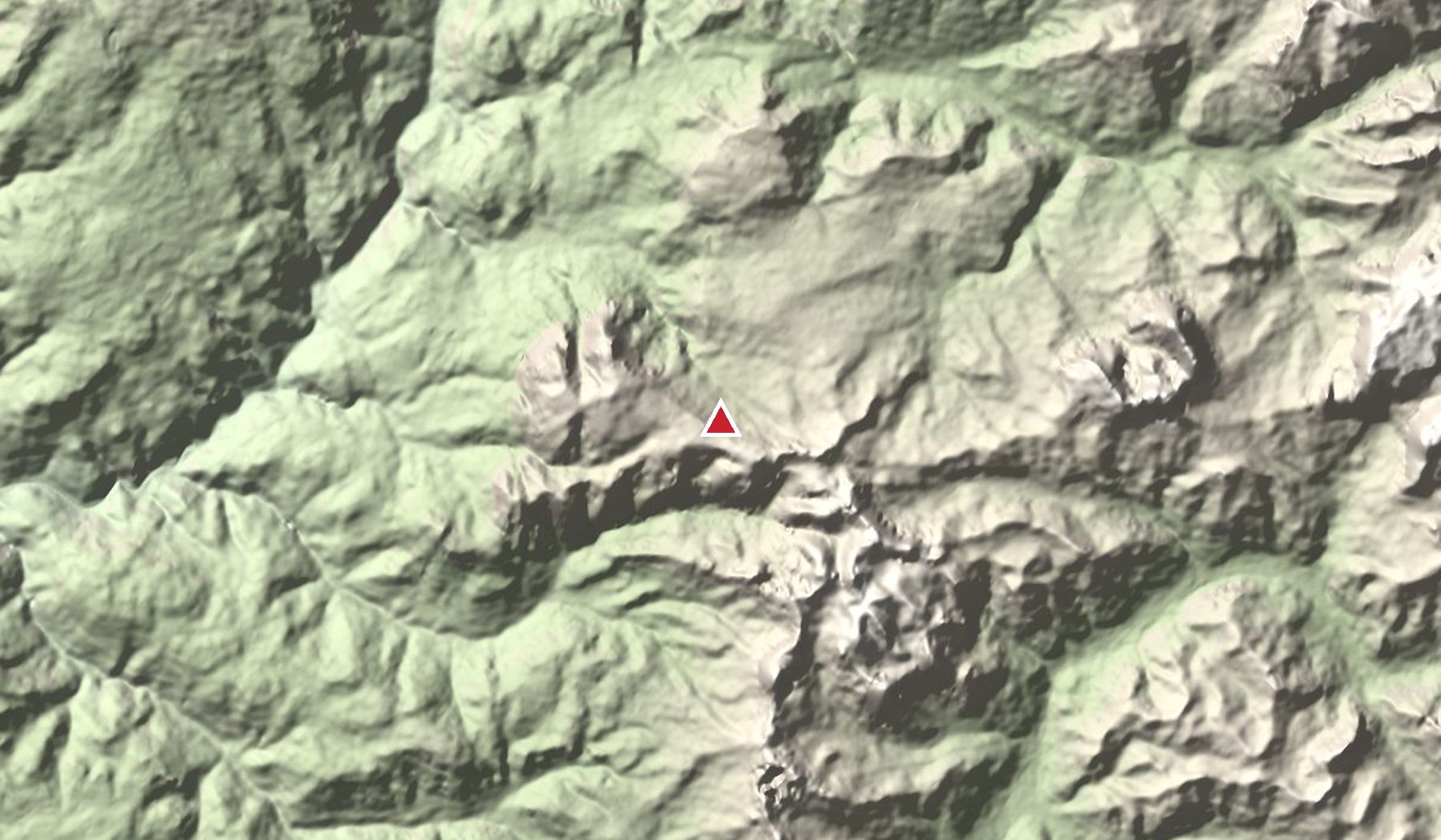 Relief map showing the location of Sciliar · Schlern